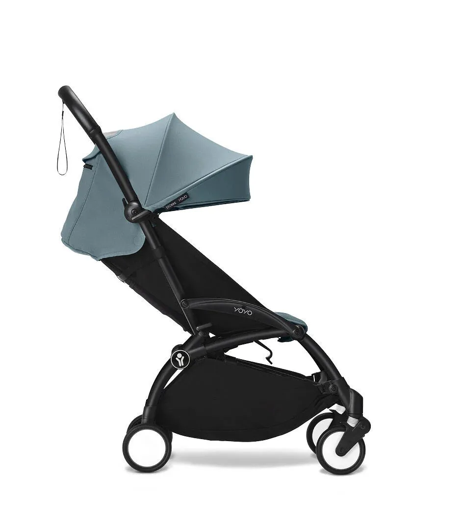 Stokke YOYO bundle 6  months | Aqua on Black