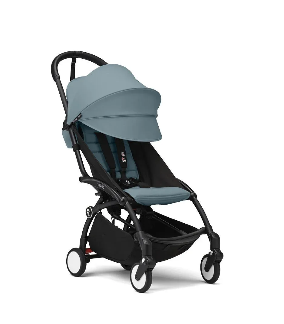 Stokke YOYO bundle 6  months | Aqua on Black