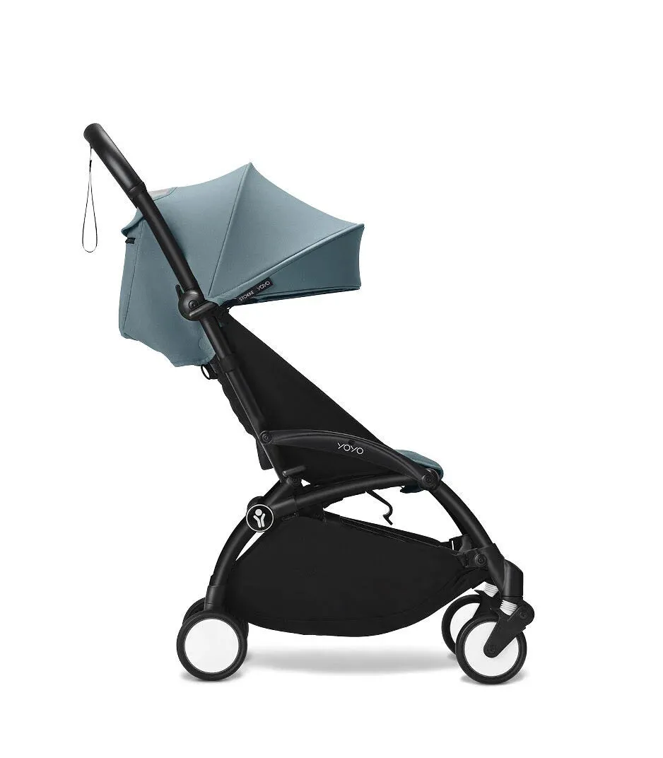 Stokke YOYO bundle 6  months | Aqua on Black