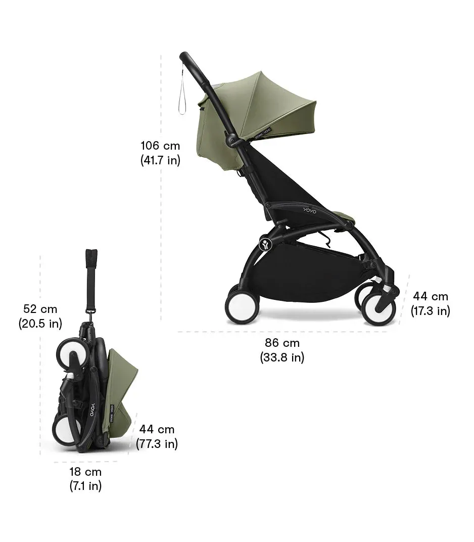 Stokke YOYO bundle 6  months | Olive on Black