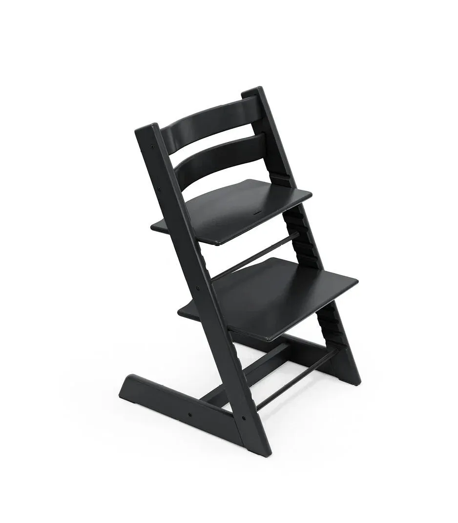 Tripp Trapp High Chair Black and Newborn Set | Black