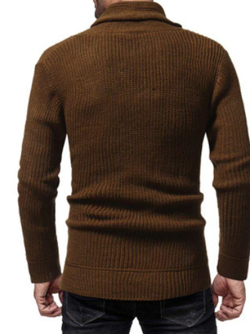 Turtleneck Sweater With Draw Strings